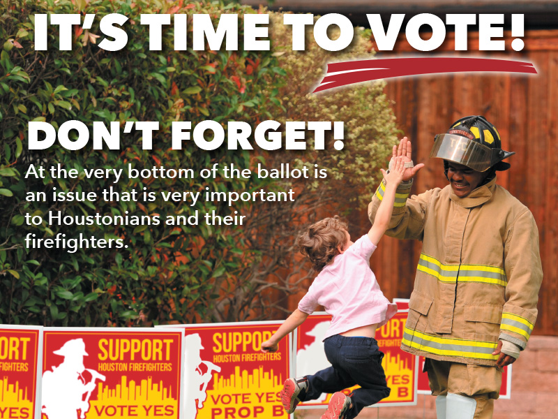 Houston Firefighter Prop B GOTV Mail